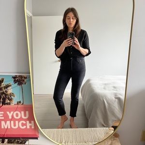 Aritzia Denim Forum yoko high rise slim 27